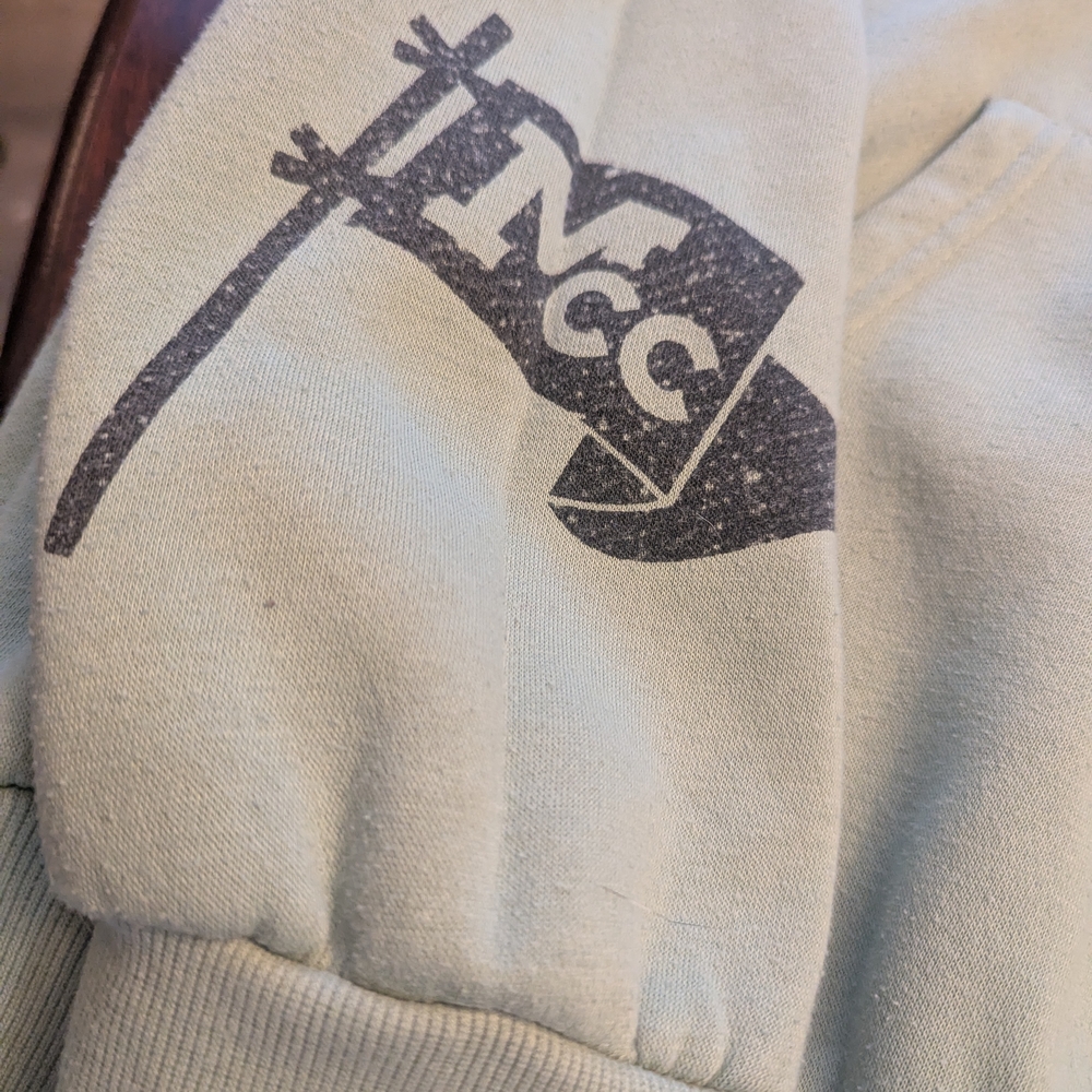 Disney Mickey Mouse & Co Crew Neck Long Sleeve Graphic Hoodie Green S - Picture 4 of 8